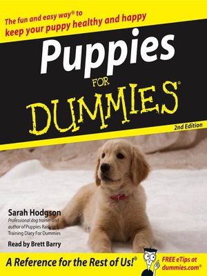 cover image of Puppies For Dummies
